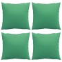 Cojines de sofá 4 unidades tela verde 60x60 cm en Decoración | Comprar online en Foru.es