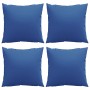 Cojines de sofá 4 unidades tela azul royal 60x60 cm en Decoración | Comprar online en Foru.es