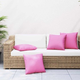 Cojines Esparcidos Liso 4 pcs Rosa 60 x 60 cm Tela de poliéster en Decoración | Comprar online en Foru.es