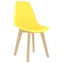 Esszimmerstühle 4 Einheiten aus gelbem Kunststoff von vidaXL, Essstühle - Ref: Foro24-289117, Preis: 154,64 €, Rabatt: %