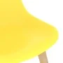 Sillas de comedor 4 unidades plástico amarillo de vidaXL, Sillas de comedor - Ref: Foro24-289117, Precio: 154,64 €, Descuento: %