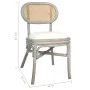 Sillas de comedor 2 unidades lino gris de vidaXL, Sillas de comedor - Ref: Foro24-325479, Precio: 179,41 €, Descuento: %