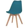 Dining chairs 4 units turquoise plastic by vidaXL, dining chairs - Ref: Foro24-244790, Price: 227,23 €, Discount: %