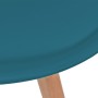 Sillas de comedor 4 unidades plástico turquesa de vidaXL, Sillas de comedor - Ref: Foro24-244790, Precio: 230,43 €, Descuento: %
