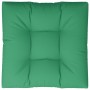 Cojín para sofá de palets de tela verde 80x80x12 cm en Decoración | Comprar online en Foru.es