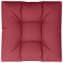 Cojín para sofá de palets de tela rojo tinto 80x80x12 cm en Decoración | Comprar online en Foru.es