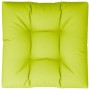Cojín para sofá de palets de tela verde claro 80x80x12 cm en Decoración | Comprar online en Foru.es