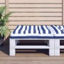 Cojín para palés tela a rayas azul y blanco 80x80x12 cm en Decoración | Comprar online en Foru.es