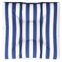 Cojín para palés tela a rayas azul y blanco 80x80x12 cm en Decoración | Comprar online en Foru.es
