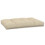 Cojín para sofá de palets de tela beige 120x80x12 cm en Decoración | Comprar online en Foru.es