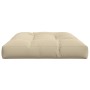 Cojín para sofá de palets de tela beige 120x80x12 cm en Decoración | Comprar online en Foru.es