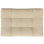 Cojín para sofá de palets de tela beige 120x80x12 cm en Decoración | Comprar online en Foru.es