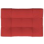 Cojín para sofá de palets de tela rojo 120x80x12 cm en Decoración | Comprar online en Foru.es