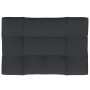Cojín de asiento de jardín de tela negro 120x80x12 cm en Decoración | Comprar online en Foru.es