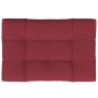 Cojín para muebles de palets tela rojo tinto 120x80x12 cm en Decoración | Comprar online en Foru.es
