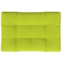Cojín para sofá de palets de tela verde claro 120x80x12 cm en Decoración | Comprar online en Foru.es