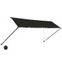 Toldo retráctil con LED gris antracita 400x150 cm de vidaXL, Toldos - Ref: Foro24-145920, Precio: 74,22 €, Descuento: %