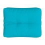 Cojín para sofá de palets tela turquesa 50x40x12 cm en Decoración | Comprar online en Foru.es