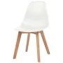 Sillas de comedor 6 unidades plástico blanco de vidaXL, Sillas de comedor - Ref: Foro24-244773, Precio: 239,92 €, Descuento: %