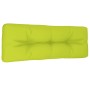 Cojín para sofá de palets de tela verde claro 120x40x12 cm en Decoración | Comprar online en Foru.es