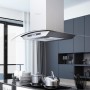 Campana extractora de techo 90 cm pantalla táctil 756 m³/h LED de vidaXL, Extractores - Ref: Foro24-50662, Precio: 275,90 €, ...