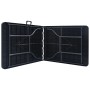 Mesa de jardín plegable imitación ratán HDPE negro 180x75x72 cm de vidaXL, Mesas de jardín - Ref: Foro24-48831, Precio: 101,5...