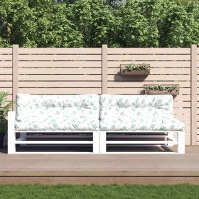 Cojines para palés 5 piezas tela estampado de hojas en Decoración | Comprar online en Foru.es