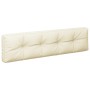 Cojines para sofá de palets 2 unidades tela crema en Decoración | Comprar online en Foru.es