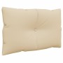 Cojines para palets 2 unidades tela beige en Decoración | Comprar online en Foru.es