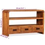 Mueble de TV madera maciza acacia 90x30x55 cm de vidaXL, Muebles TV - Ref: Foro24-244681, Precio: 267,58 €, Descuento: %