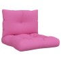 Cojines para palés 2 unidades tela Oxford rosa en Decoración | Comprar online en Foru.es