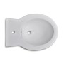 Bidé de pie redondo de cerámica de alta calidad blanco de vidaXL, Bidés - Ref: Foro24-140665, Precio: 173,21 €, Descuento: %