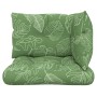 Cojines para palets 3 unidades tela Oxford estampado de hojas en Decoración | Comprar online en Foru.es