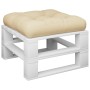Cojín para sofá de palets de tela beige 58x58x10 cm en Decoración | Comprar online en Foru.es