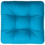Cojín para sofá de palets tela azul claro 58x58x10 cm en Decoración | Comprar online en Foru.es