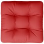 Cojín para palets de tela rojo 58x58x10 cm en Decoración | Comprar online en Foru.es