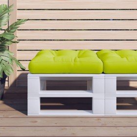 Cojín para sofá de palets de tela verde claro 58x58x10 cm en Decoración | Comprar online en Foru.es
