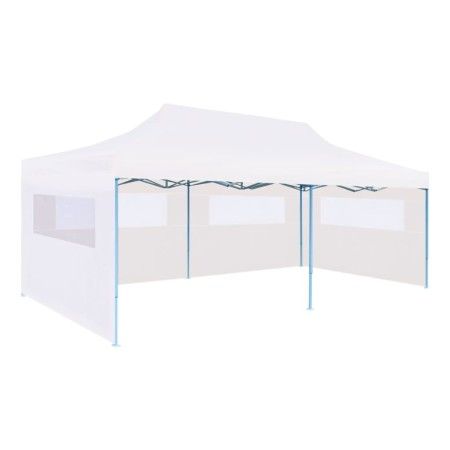 Carpa de fiestas plegable paredes laterales acero blanco 3x6 m de vidaXL, Carpas y cenadores - Ref: Foro24-48863, Precio: 167...