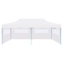 Carpa de fiestas plegable paredes laterales acero blanco 3x6 m de vidaXL, Carpas y cenadores - Ref: Foro24-48863, Precio: 167...