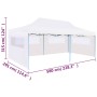 Carpa de fiestas plegable paredes laterales acero blanco 3x6 m de vidaXL, Carpas y cenadores - Ref: Foro24-48863, Precio: 167...