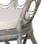Silla de comedor con cojín ratán natural gris y lino de vidaXL, Sillas de comedor - Ref: Foro24-325476, Precio: 151,12 €, Des...