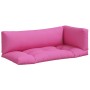 Cojines para palés 3 piezas tela Oxford rosa en Decoración | Comprar online en Foru.es