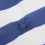 Cojines silla jardín 4 uds tela a rayas azul y blanco 40x40x4cm en Decoración | Comprar online en Foru.es