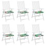 Cojines para silla de jardín 6 uds tela multicolor 40x40x4 cm en Decoración | Comprar online en Foru.es
