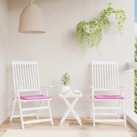 Cojines de silla de jardín 2 uds tela rosa 40x40x4 cm en Decoración | Comprar online en Foru.es