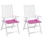 Cojines de silla de jardín 2 uds tela rosa 40x40x4 cm en Decoración | Comprar online en Foru.es