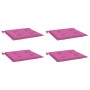 Cojines de silla de jardín 4 uds tela rosa 40x40x4 cm en Decoración | Comprar online en Foru.es
