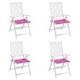 Cojines de silla de jardín 4 uds tela rosa 40x40x4 cm en Decoración | Comprar online en Foru.es