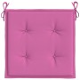 Cojines de silla de jardín 4 uds tela rosa 40x40x4 cm en Decoración | Comprar online en Foru.es