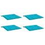 Cojines para silla de jardín 4 uds tela turquesa 40x40x4 cm en Decoración | Comprar online en Foru.es